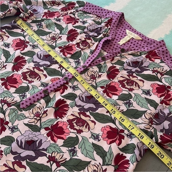 Matilda Jane Dusk‎ Or Dawn Floral Polka Dot Print Peasant Style Blouse - Picture 12 of 13